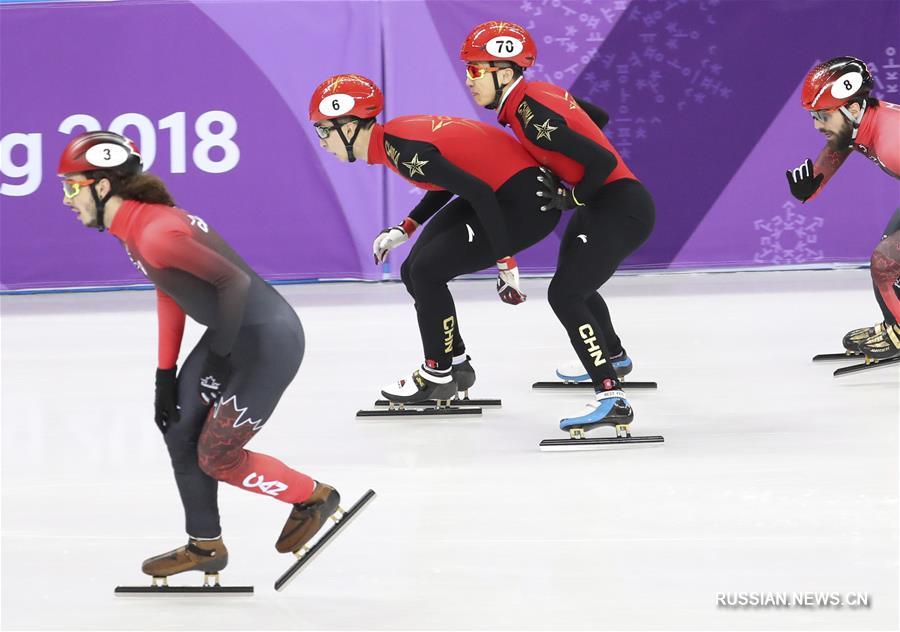 ОИ-2018: сборная КНР по шорт-треку вышла в финал "А" соревнований в эстафете на 5000  м среди мужчин