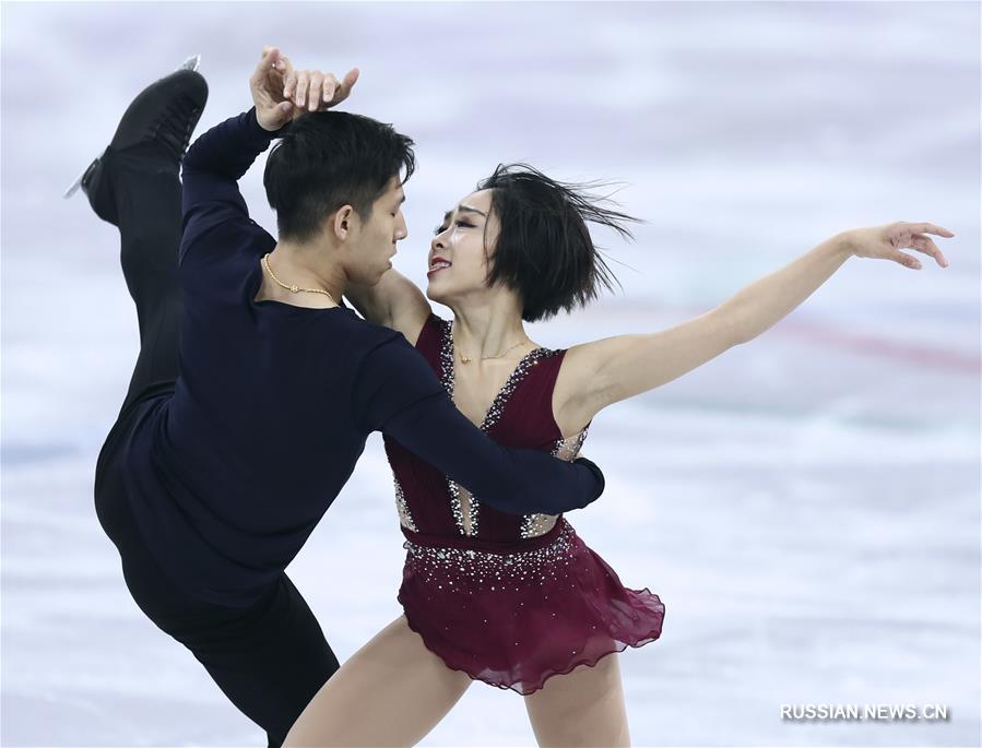 Олимпиада-2018 -- Фигурное катание: китайская спортивная пара Суй Вэньцзин/Хань Цун лидирует после короткой программы