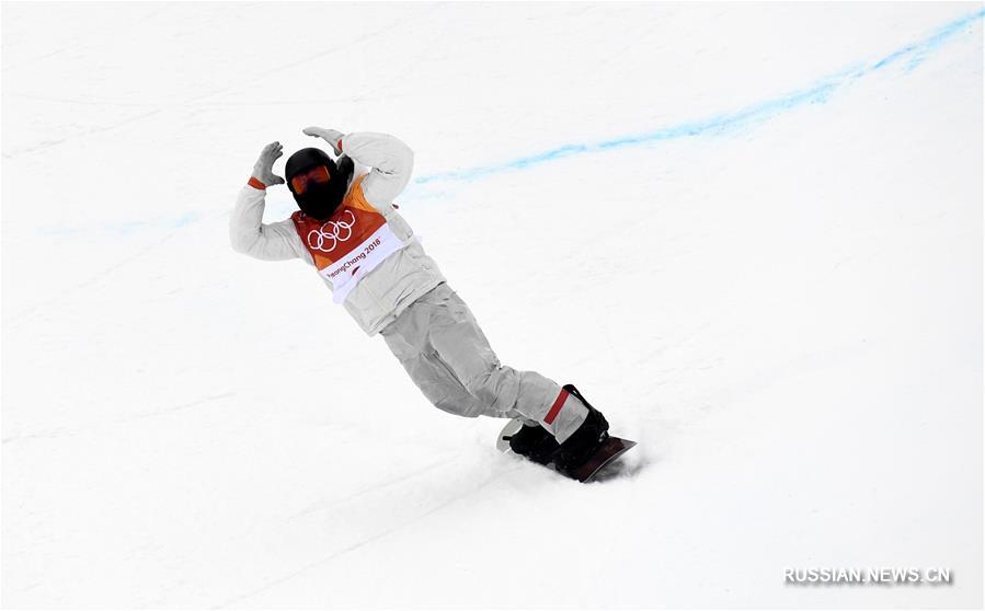 Американский сноубордист Шон Уайт стал золотым призером соревнований в хафпайпе на  Олимпиаде-2018