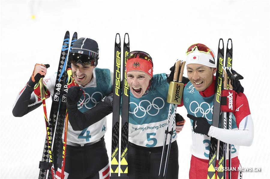 Немец Френцель выиграл золото Олимпиады-2018 в лыжном двоеборье