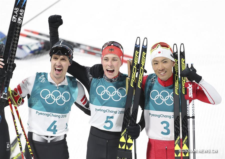 Немец Френцель выиграл золото Олимпиады-2018 в лыжном двоеборье