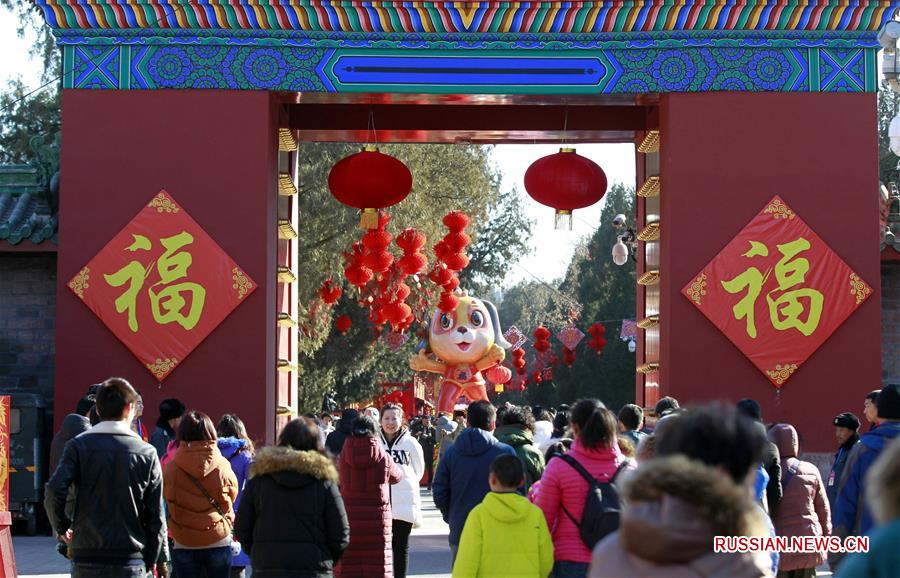 Пекинские храмовые ярмарки в первый день Нового года