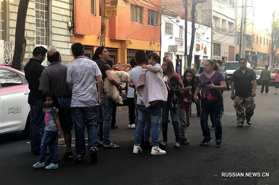 Землетрясение магнитудой 7,1 произошло в Мексике 