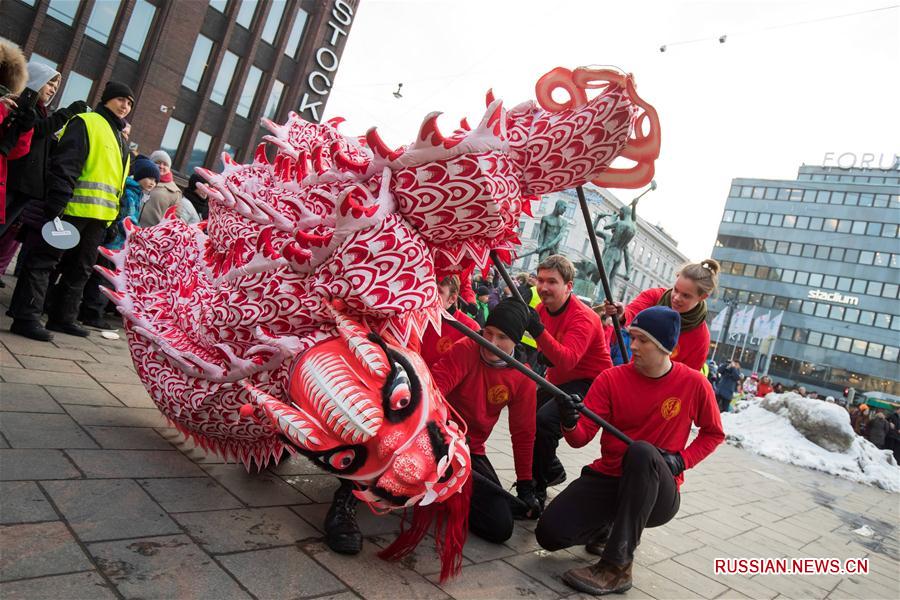 Китайский праздник Весны в г. Хельсинки отметили ярмарочными гуляниями 
