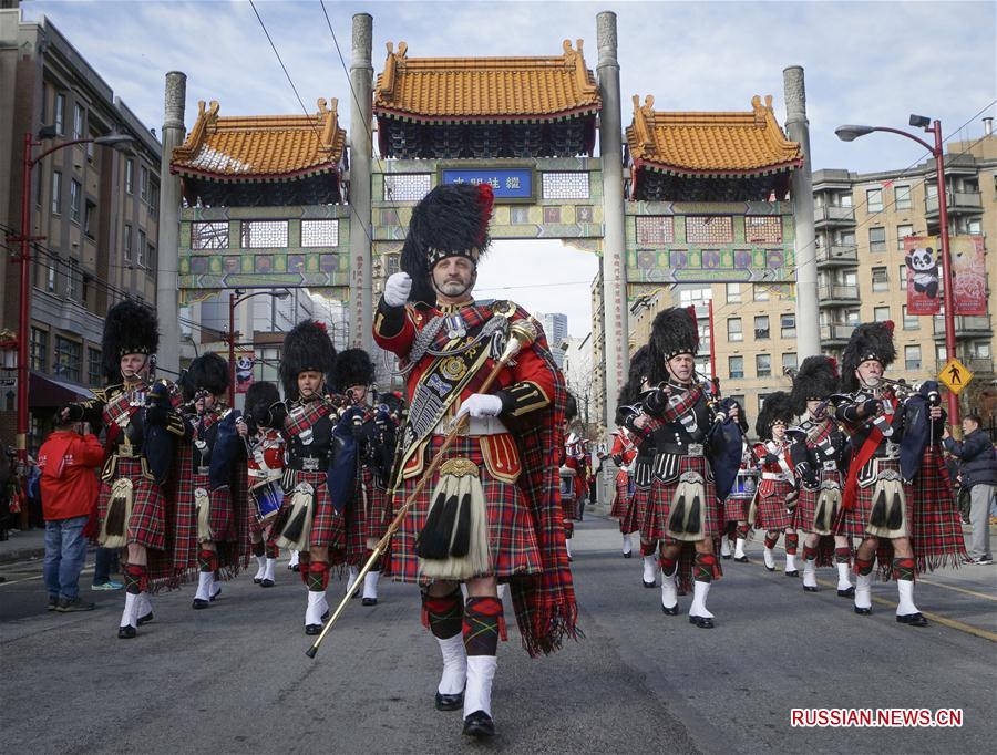 В Ванкувере прошло праздничное шествие по случаю китайского Нового года по лунному  календарю