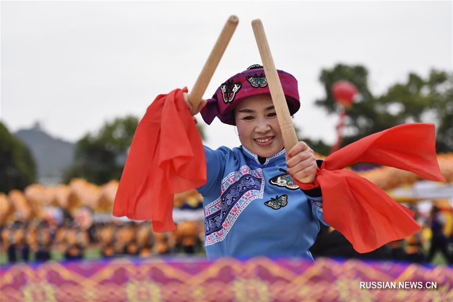 Международный конкурс исполнителей танцев льва и дракона в уезде Фучуань 