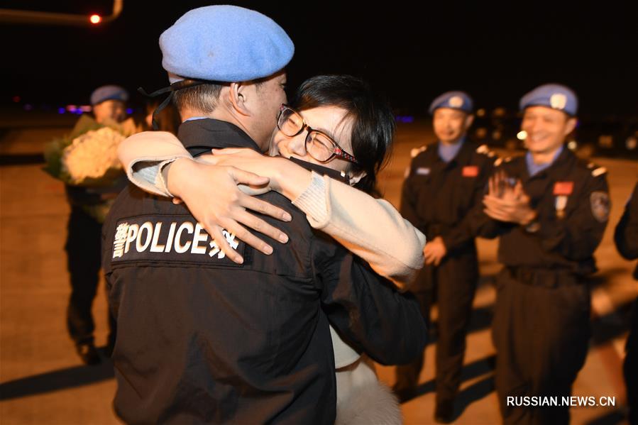 （社会）（2）中国第六支赴南苏丹维和警队凯旋
