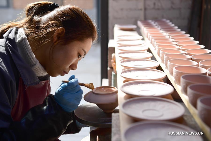 В провинции Шэньси активно развивается производство яочжоуского фарфора 
