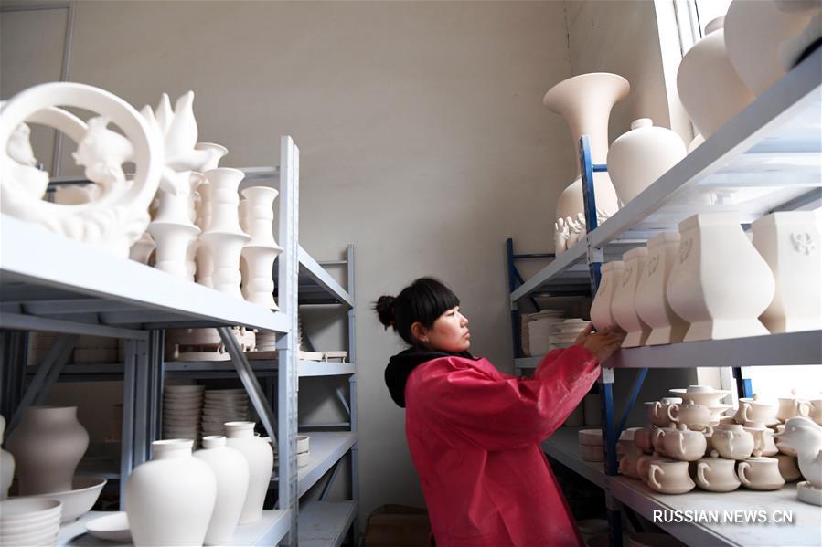 Модернизация и развитие производства керамики жуяо в уезде Баофэн