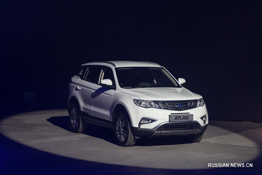 Презентация в Москве нового кроссовера Geely Atlas