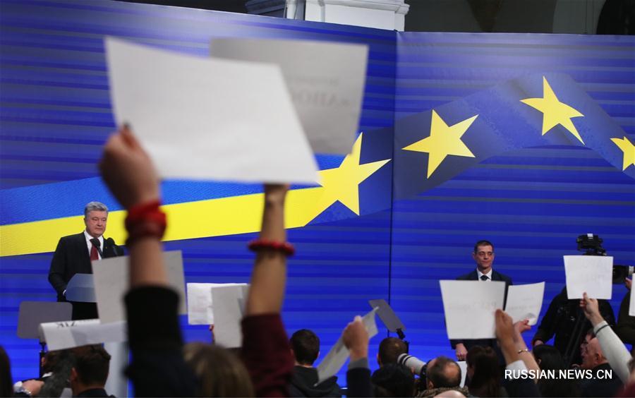 В Киеве прошла пресс-конференция президента Украины П.Порошенко