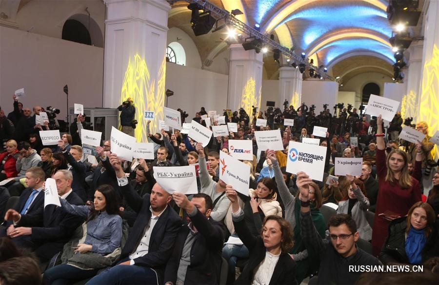 В Киеве прошла пресс-конференция президента Украины П.Порошенко