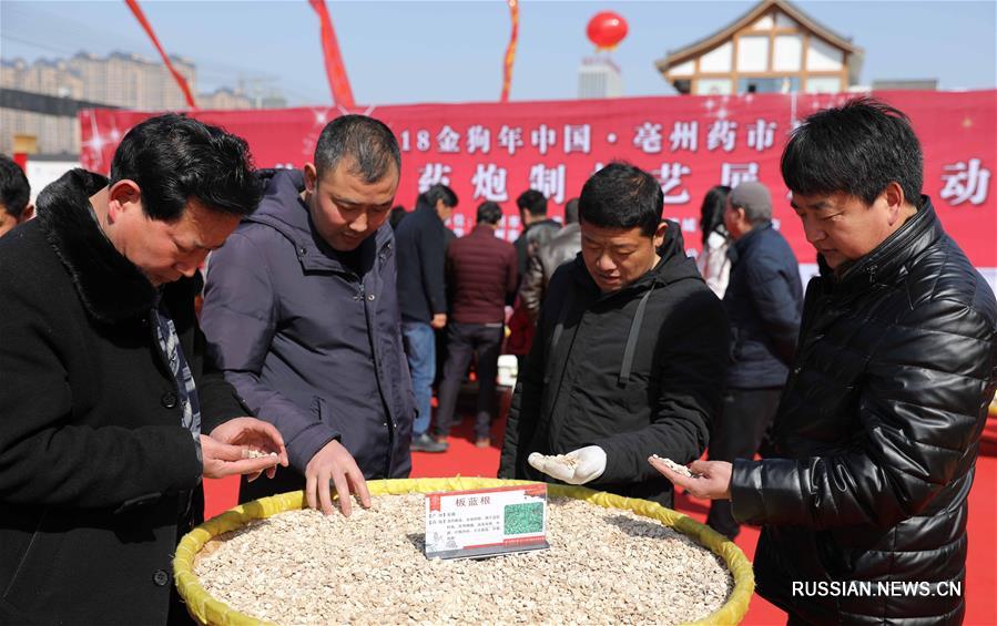 В Бочжоу открылся рынок лекарственного сырья китайской медицины