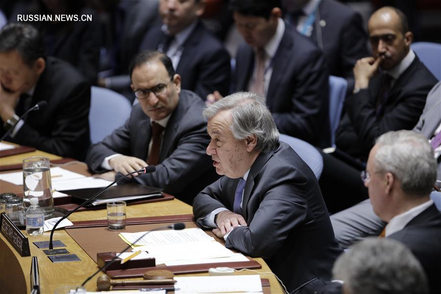 （国际）（2）古特雷斯：要求叙利亚停火的安理会决议未得到执行