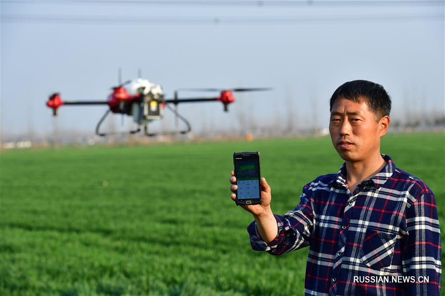 "Умная" техника приходит весной на помощь фермерам Китая