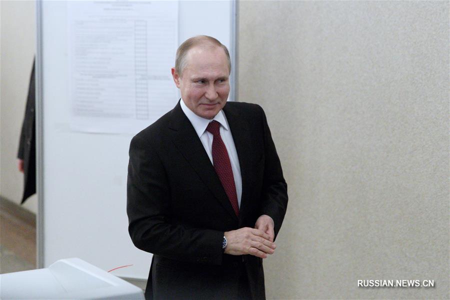 Владимир Путин проголосовал на президентских выборах РФ