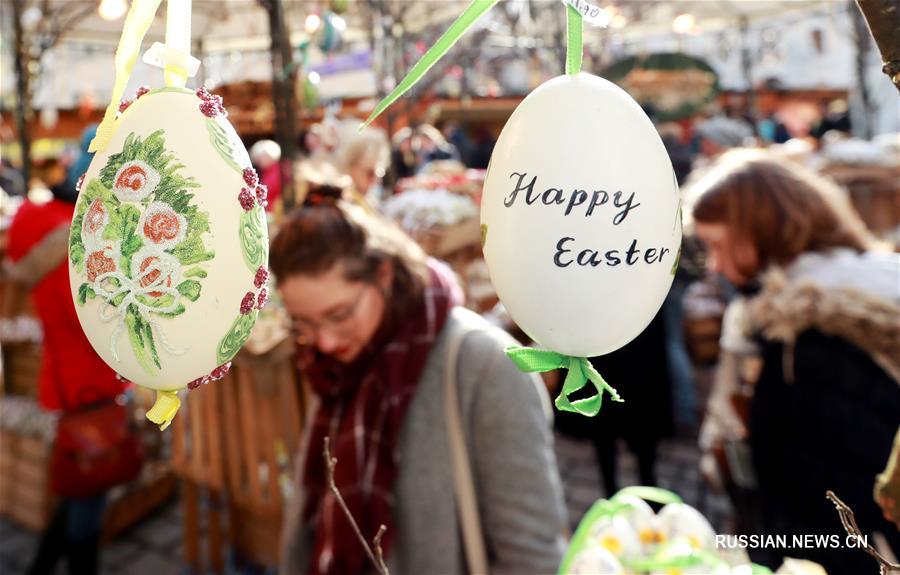 Базар в Вене в преддверии Пасхи
