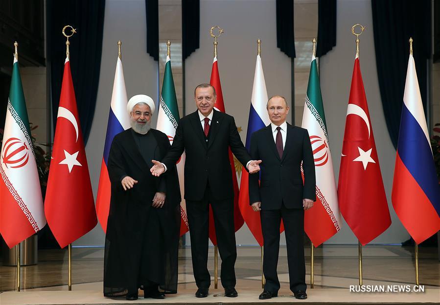 Президенты Турции, России и Ирана провели новый саммит по сирийской проблеме