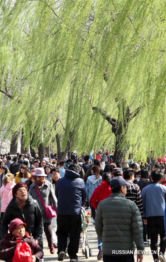 Ясный день в пекинском парке Ихэюань