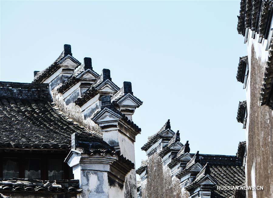 Древний городок Минхэ в провинции Чжэцзян