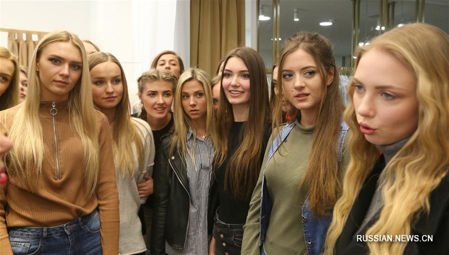 Репетиционно-подготовительный сбор участниц конкурса красоты "Мисс Беларусь 2018"