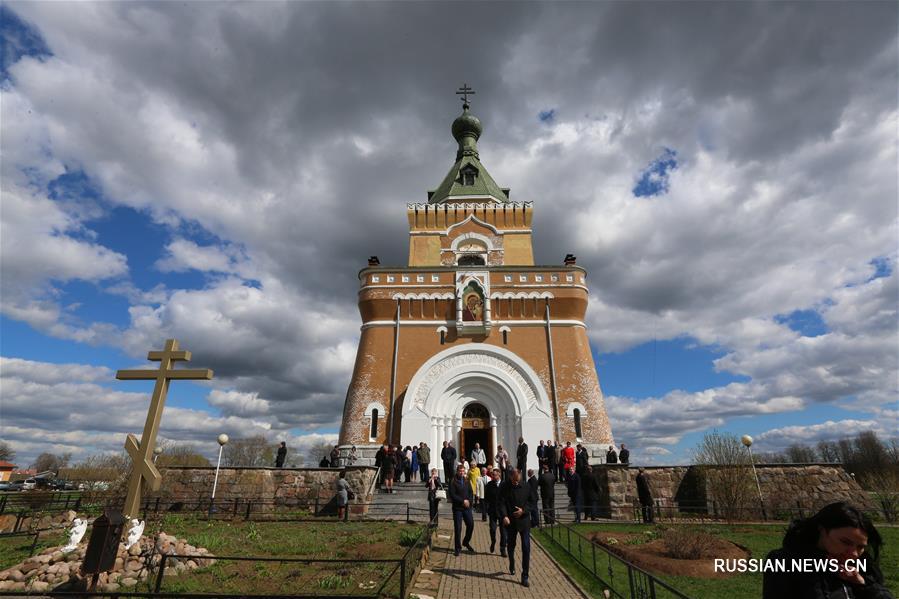 Реконструкция битвы времен Северной войны в белорусской деревне