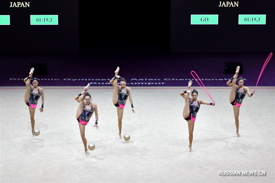 Художественная гимнастика -- Чемпионат Азии 2018: обзор соревнований в групповом многоборье