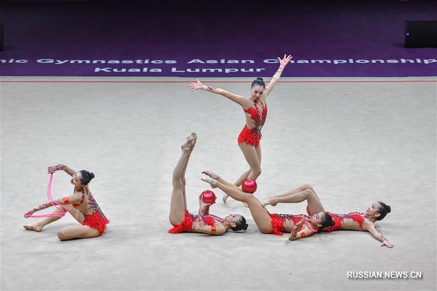 Художественная гимнастика -- Чемпионат Азии 2018: обзор соревнований в групповом многоборье