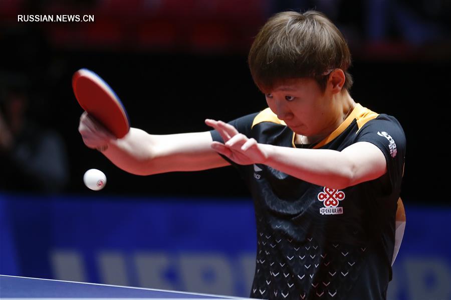 Женская сборная КНР вошла в четверку сильнейших на командном чемпионате мира по настольному  теннису 2018 
