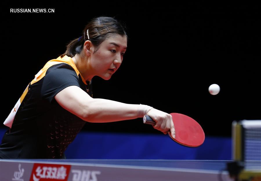 Женская сборная КНР вошла в четверку сильнейших на командном чемпионате мира по настольному  теннису 2018 