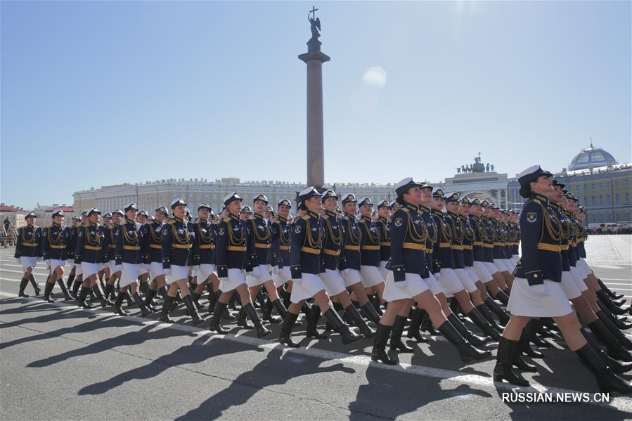 В Санкт-Петербурге прошла генеральная репетиция парада Победы