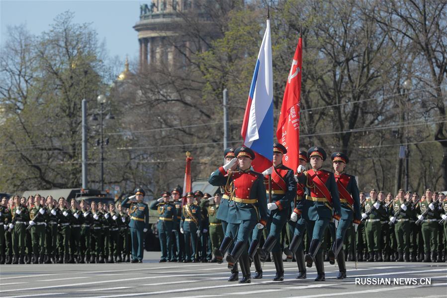 В Санкт-Петербурге прошла генеральная репетиция парада Победы