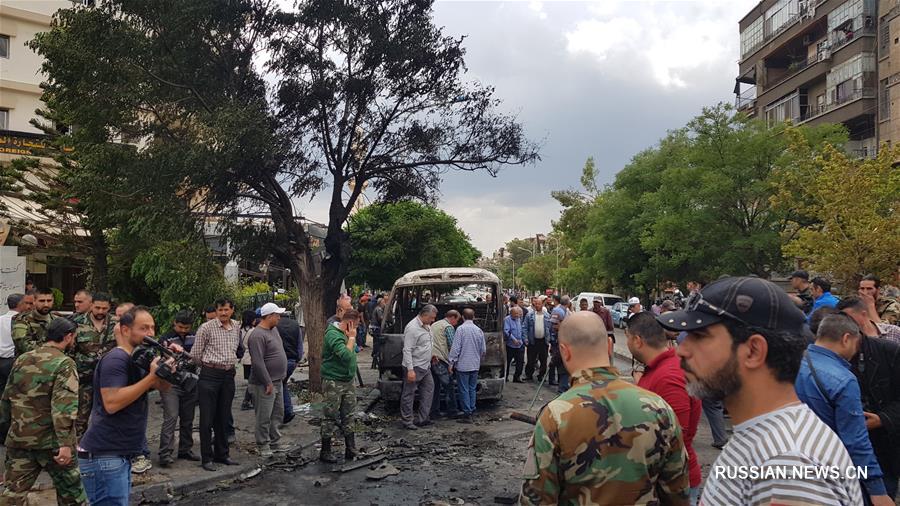 Четыре человека погибли, 24 ранены в Дамаске в результате артиллерийских ударов