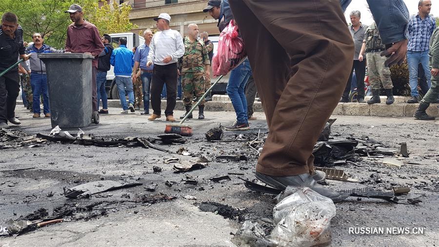 Четыре человека погибли, 24 ранены в Дамаске в результате артиллерийских ударов