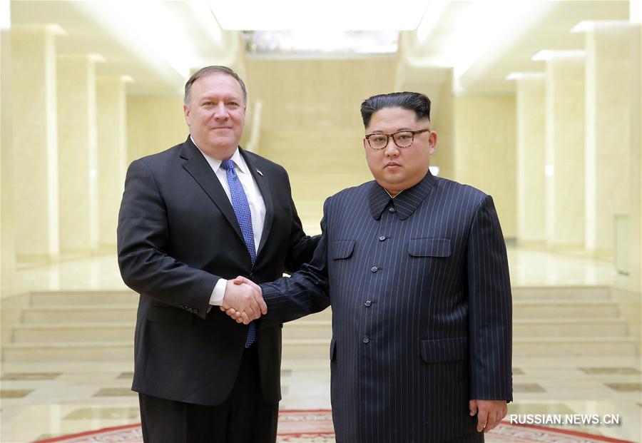 Ким Чен Ын встретился с госсекретарем США М. Помпео 