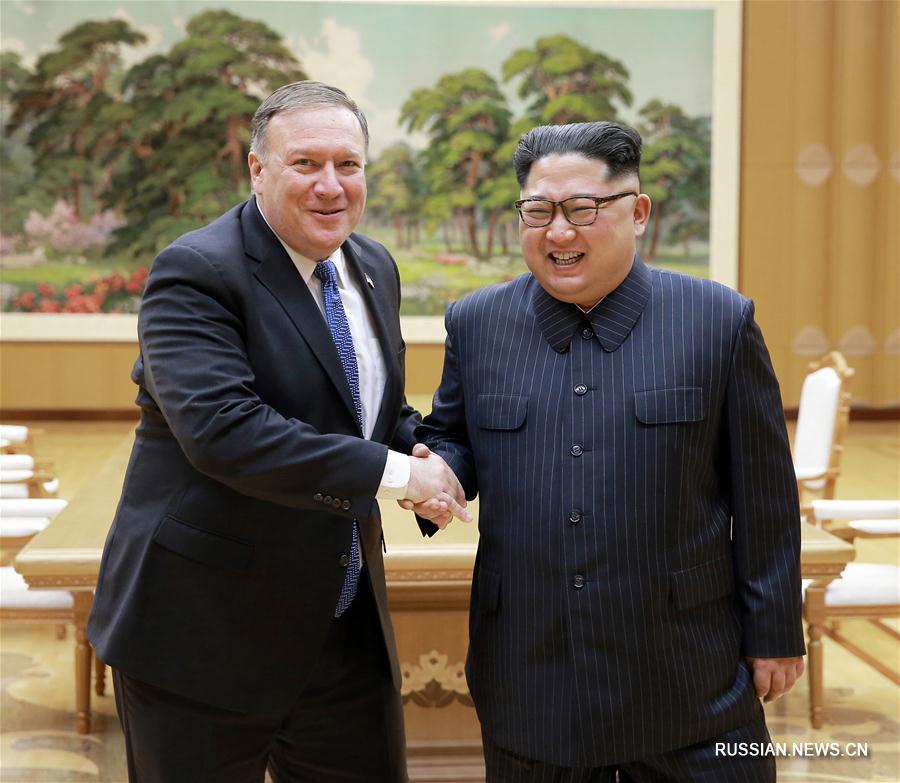 Ким Чен Ын встретился с госсекретарем США М. Помпео 