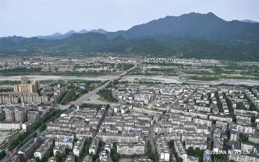 Новый облик районов, пострадавших от землетрясения 2008 года