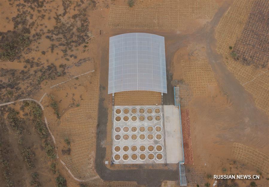 В Шапотоу закончилась установка лизиметрической системы моделирования водного баланса в пустынных районах