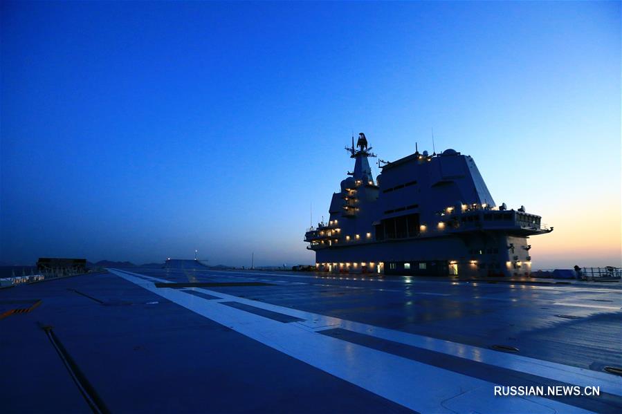 Второй китайский авианосец завершил первые испытания в море и вернулся в Далянь
