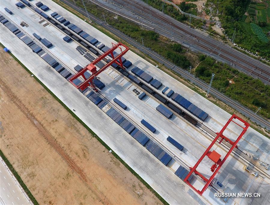 Новый логистический центр железнодорожных перевозок в Наньнине