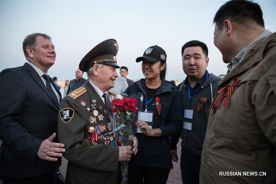 Китайцы представили посвященную Второй мировой войне инсталляцию в Санкт-Петербурге