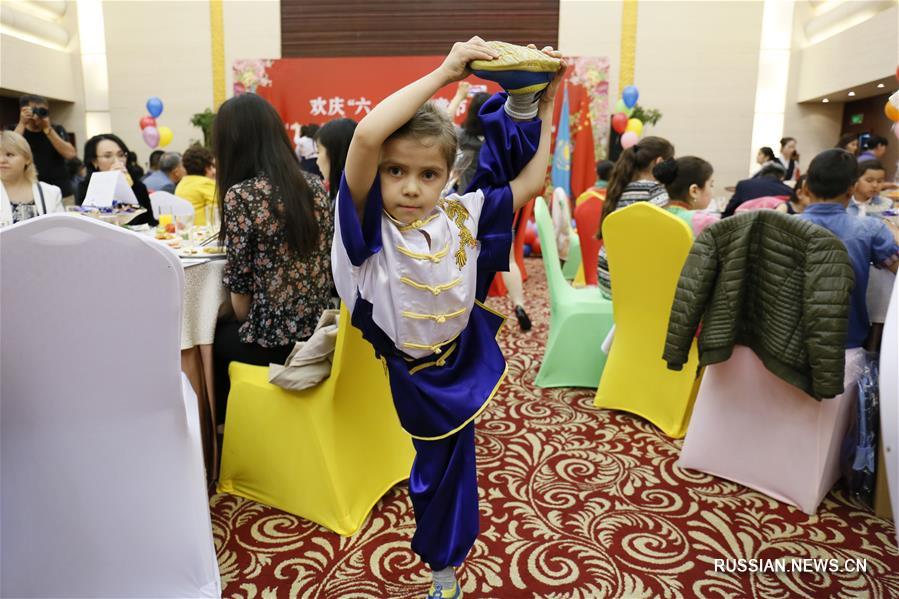 Посольство КНР в Казахстане организовало прием для детей Казахстана