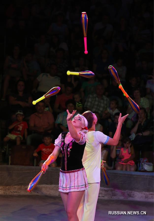 В Украине открылся 3-й Киевский международный юношеский фестиваль циркового искусства "Золотой каштан"