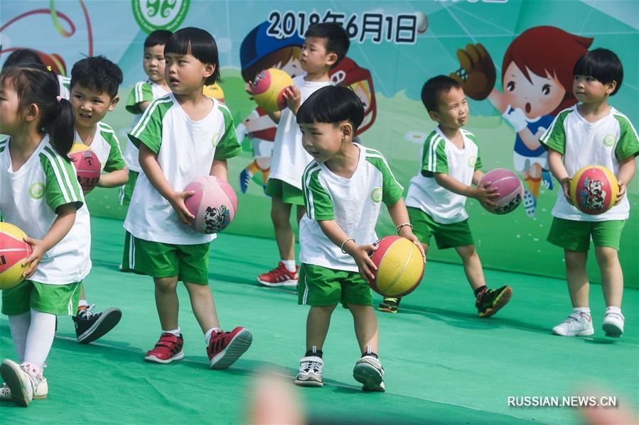 Празднование Международного дня защиты детей в школах и детсадах уезда Чансин