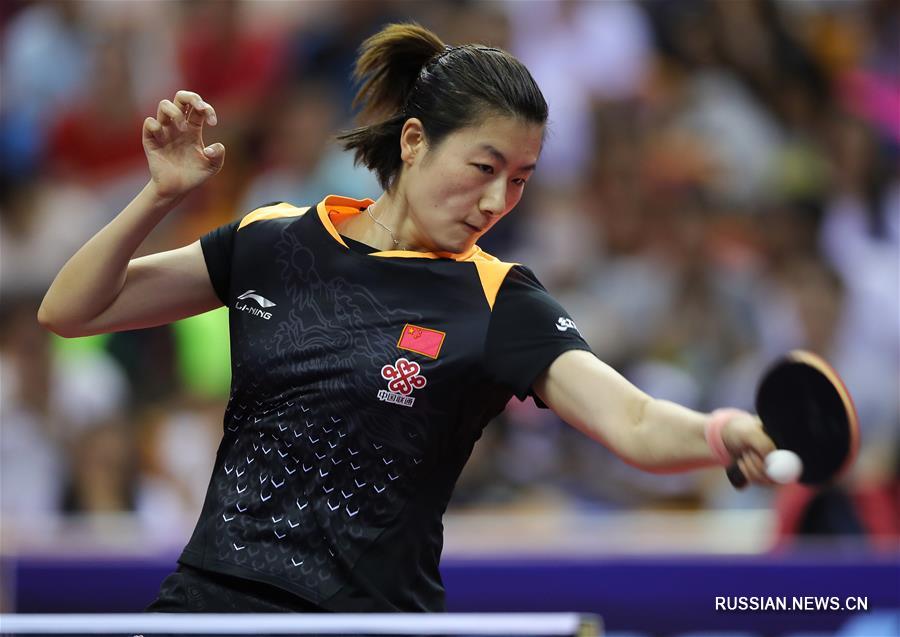 Дин Нин вышла в четверку сильнейших в одиночном разряде на Открытом чемпионате Китая  по настольному теннису 2018 