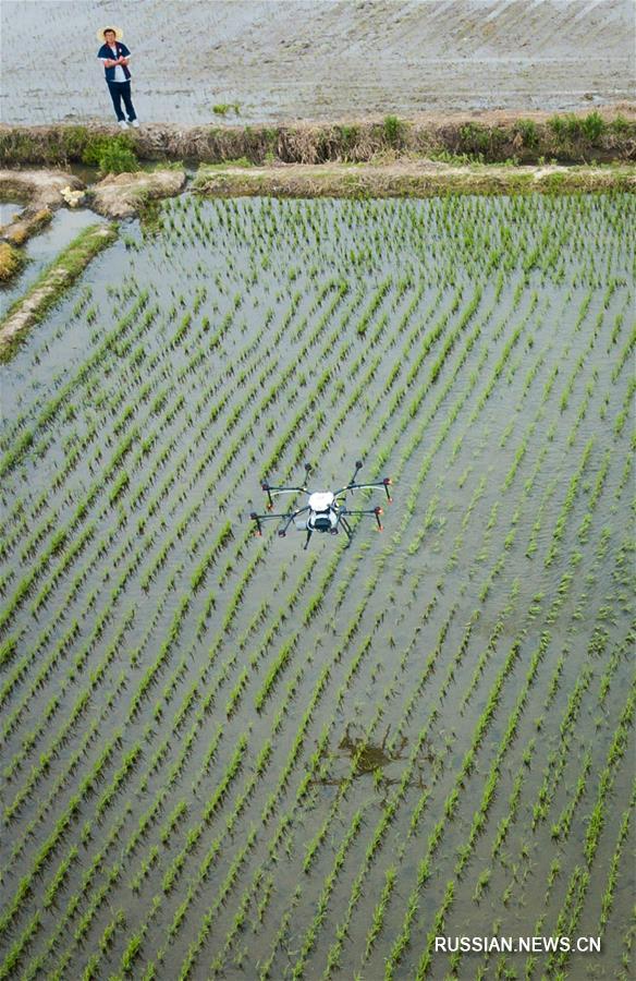 Проекты полной автоматизации сельскохозяйственных операций представили в провинции Цзянсу