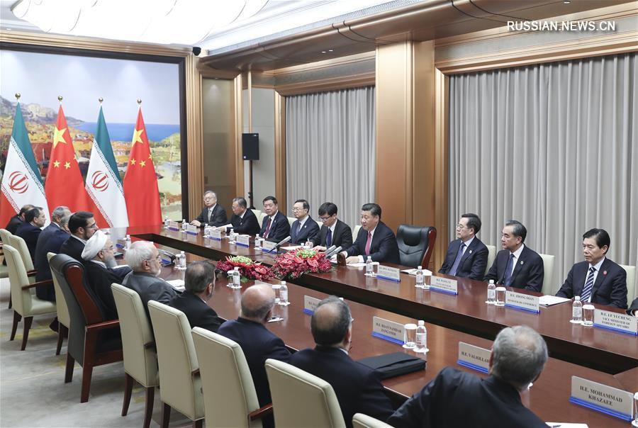 Си Цзиньпин провел переговоры с президентом Ирана Х.Роухани