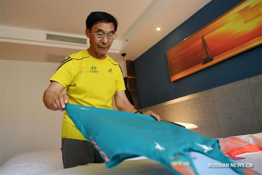 71-летний бегун из провинции Шаньдун финишировал на своем 100-м марафоне