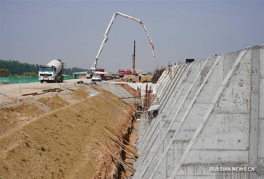Строительство хэбэйского участка ВСЖД Пекин -- Чжанцзякоу
