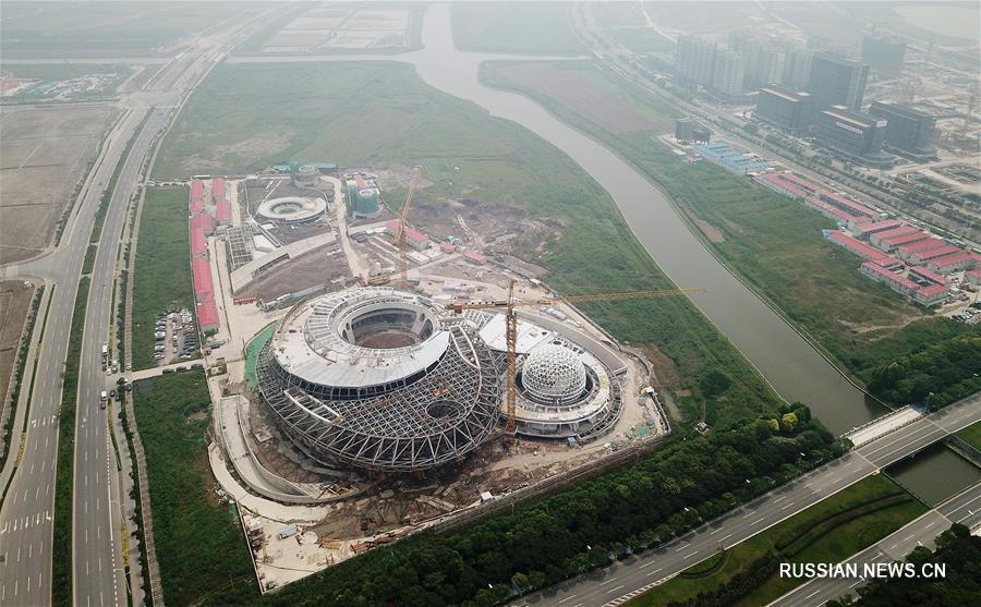 Строительство Шанхайского планетария